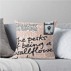 The Perks of Being a Wallflower Throw Pillow