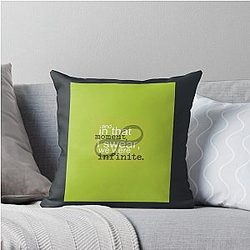 The Perks of Being a Wallflower Quote Throw Pillow