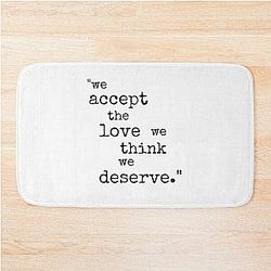 The Perks of Being a Wallflower Bathroom Mat