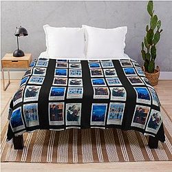 The Perks of Being a Wallflower Sticker Set T-Shirt Throw Blanket