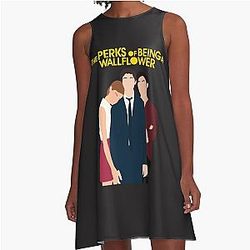 The Perks of Being a Wallflower Art A Line Dress