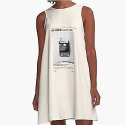 The Perks of Being a Wallflower Minimalist A-Line Dress