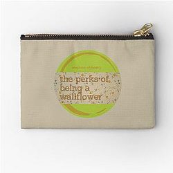 The Perks of Being a Wallflower - Stephen Chbosky Simple Aesthetic Zipper Pouch