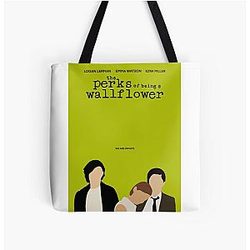 The Perks of Being a Wallflower Minimal Movie Poster Tote Bag