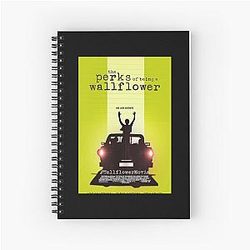 The Perks of Being a Wallflower Retro Spiral Notebook