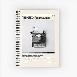 The Perks of Being a Wallflower, A Minimalist Movie Spiral Notebook