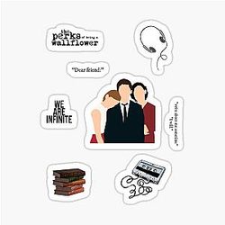 The Perks of Being a Wallflower Pack Sticker