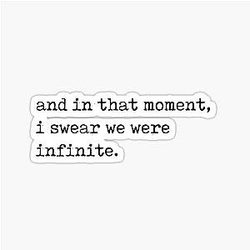 The Perks of Being a Wallflower Sticker