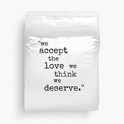 The Perks of Being a Wallflower Duvet Cover