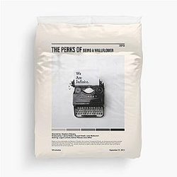 The Perks of Being a Wallflower Minimalist Movie Duvet Cover