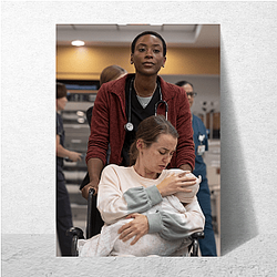 The Pitt Iconic Scrubs and Life Saving Moments Motif The Pitt Posters