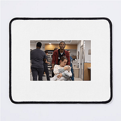 The Pitt Iconic Scrubs and Life Saving Moments Motif The Pitt Mouse Pads