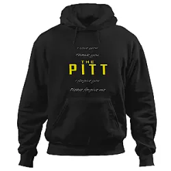 Black Graphic PTTT210  The Pitt Hoodies
