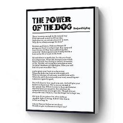The Power of the Dog Poster Wall Art