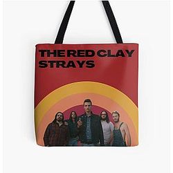 The Red Clay Stray Art Overprint Tote Bag