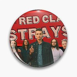 The Red Clay Art Pin
