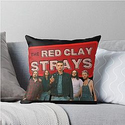 The Red Clay Throw Pillow