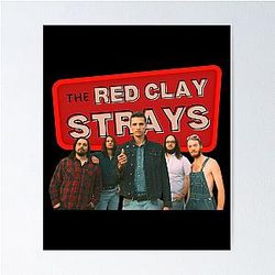 The Red Clay Art Poster