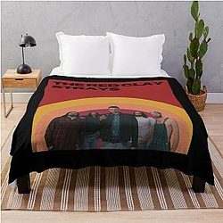 The Red Clay Art Throw Blanket