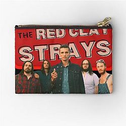 The Red Clay Stray Graphic Zipper Pouch