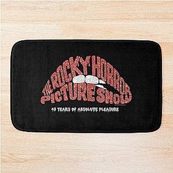 The Rocky Horror Picture Show 45 Year Glitter Lips Logo Bath Mat