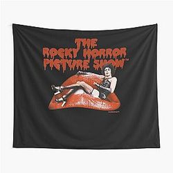 The Rocky Horror Picture Show Frank N Furter Logo Tapestry