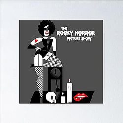 The Rocky Horror Picture Show Red Essential T-Shirt Poster