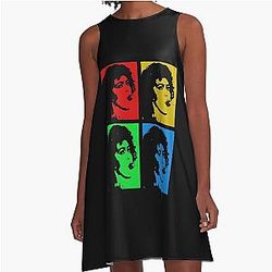 Vintage Music The Rocky Horror Picture Show Poster Gift A-Line Dress