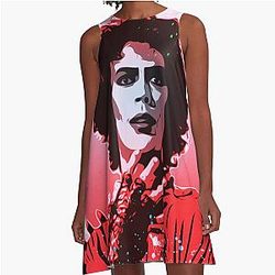 The Rocky Horror Picture Show Pop Art A Line Dress