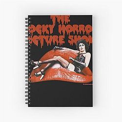 The Rocky Horror Picture Show Frank N Furter Logo Spiral Notebook