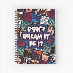 The Rocky Horror Picture Show cult classic film times spiral notebook