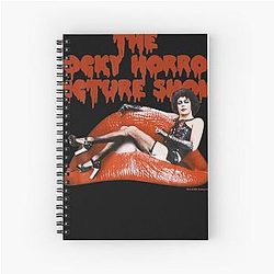 The Rocky Horror Picture Show Spiral Notebook Featuring Frank N. Furter Logo Essential