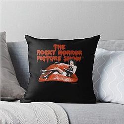 The Rocky Horror Show Dr. Frank N. Furter Logo Throw Pillow