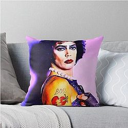 The Rocky Horror Show Tim Curry Classic Throw Pillow