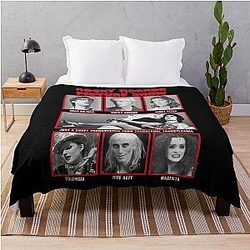 The Rocky Horror Picture Show Group Yearbook Box Throw Blanket