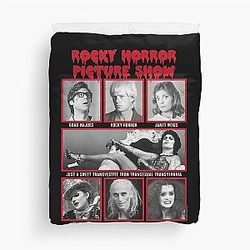 The Rocky Horror Picture Show Group Yearbook Box Duvet Cover