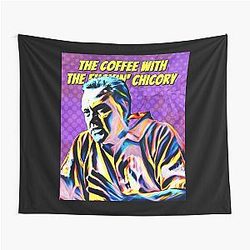 Johnny Sack - The Coffee with Chicory - The Sopranos - Tony Soprano Fan Art Gifts for Sopranos Fans Tapestry