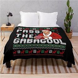 The Sopranos Gabagool Christmas Throw Blanket
