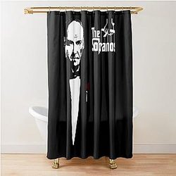 The Sopranos The Godfather mashup Shower Curtain