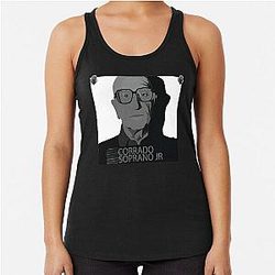 Uncle Junior - The Sopranos Racerback Tank Top