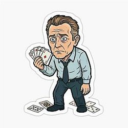 The Sopranos David Scatino The Happy Loser Sticker