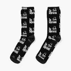 The Sopranos Logo (The Godfather mashup) Socks