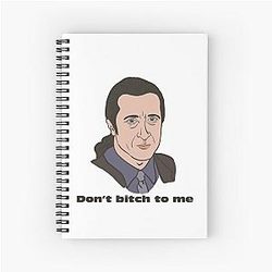 Furio The Sopranos Quote Spiral Notebook