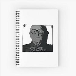 Uncle Junior The Sopranos Spiral Notebook