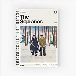 The Soprano Snow/spiral Note Book