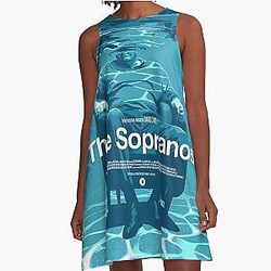 The Sopranos Underwater A Line Dress