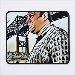 Tony Soprano Pulaski Skyway Bridge - The Sopranos - Fan Art - Gifts for Sopranos Fans Mouse Pad