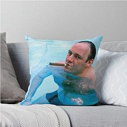 The Sopranos - Tony Throw Pillow