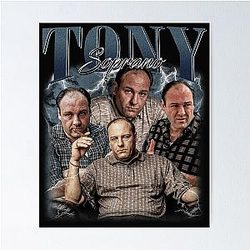 Tony Soprano The Sopranos Movie Poster