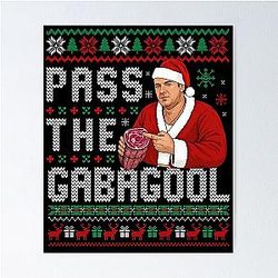 The Sopranos Gabagool Christmas Poster
